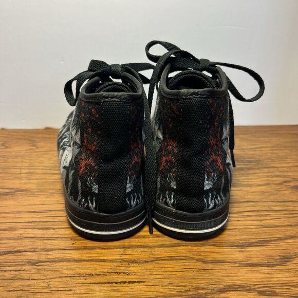 Walking Dead Daryl Dixon Women\'s 6 High Top Sneakers Custom Canvas Casual